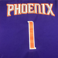 Men's Phoenix Suns Devin Booker #1 Purple Replica Jersey1