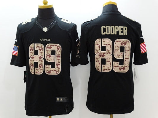 Men's Las Vegas Raiders Amari Cooper #89 Black Game Player Jersey1