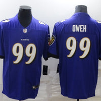 Men's Baltimore Ravens Odafe Oweh #99 Purple Vapor Limited Jersey1