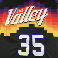 Men's Phoenix Suns Kevin Durant #35 Black Swingman Jersey1 - City Edition