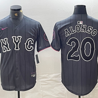 Men's New York Mets Pete Alonso #20 Graphite 2024 City Connect Limited Player Jersey1