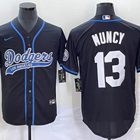 Men's Los Angeles Dodgers Max Muncy #13 Black Player Jersey1 Joint Edition