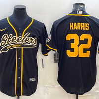 Men's Pittsburgh Steelers Franco Harris #32 Black Vapor F.U.S.E. Limited Jersey1