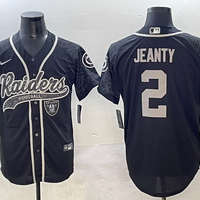 Men's Las Vegas Raiders Ashton Jeanty #2 Black RFLCTV Limited Jersey