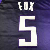 Men's Sacramento Kings De'Aaron Fox #5 Purple Swingman Jersey1 - Statement Edition
