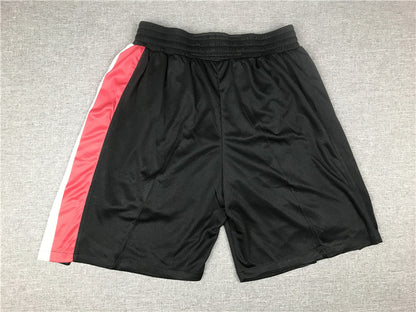 Men's Portland Trail Blazers Black Pocket Shorts1
