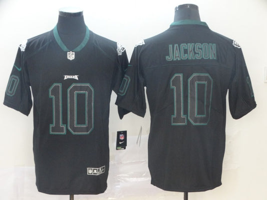Men's Philadelphia Eagles #10 Desean Jackson Black Game Player Jersey1