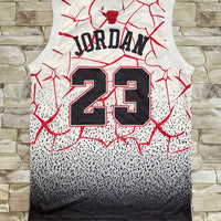 Men's Chicago Bulls Michael Jordan White/Black Classics Swingman Player Jersey1