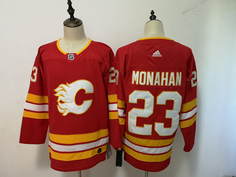 Men's Calgary Flames Sean Monahan #23 Red Home Breakaway Player Jersey1