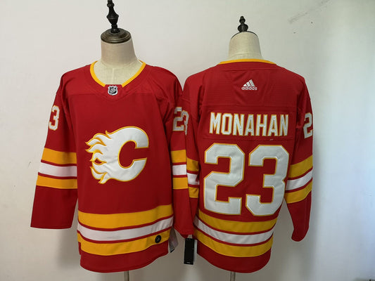 Men's Calgary Flames Sean Monahan #23 Red Home Breakaway Player Jersey1
