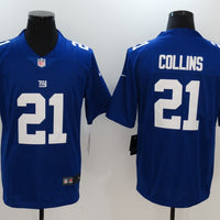 Men's New York Giants Landon Collins #21 Blue Game Jersey1