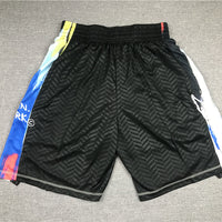 Men's Brooklyn Nets Black City Edition Basketball Shorts1