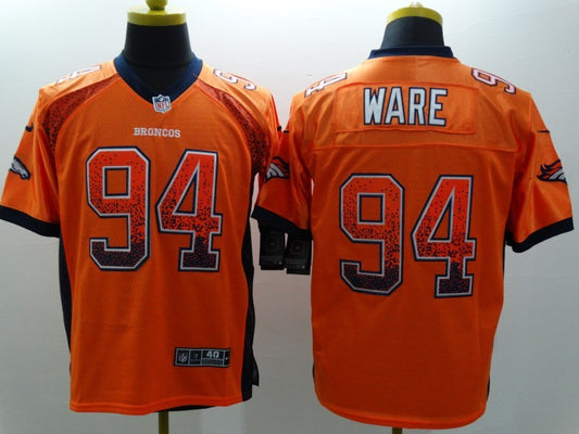 Men's Denver Broncos DeMarcus Ware #94 Orange Game Jersey1