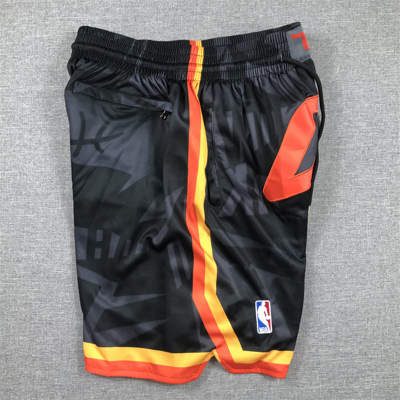 Men's Oklahoma City Thunder Black City Edition Pocket Shorts1
