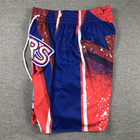 Men's Philadelphia 76ers Red Swingman Pocket Shorts1