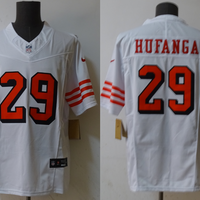 Men's San Francisco 49ers Talanoa Hufanga #29 White Game Player Jersey