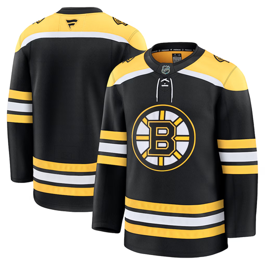 Men's Boston Bruins Fanatics Black Player Blank Jersey