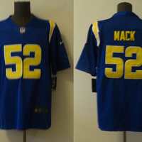 Men's Los Angeles Chargers Khalil Mack #52 Royal Alternate Game Jersey