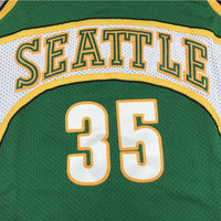 Men's Seattle SuperSonics Kevin Durant 2007-08 Green Hardwood Classics Swingman Jersey