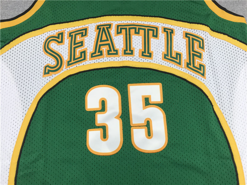 Men's Seattle SuperSonics Kevin Durant 2007-08 Green Hardwood Classics Swingman Jersey