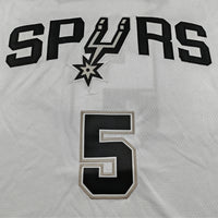 Men's San Antonio Spurs Stephon Castle #5 White Swingman Jersey - Association Edition