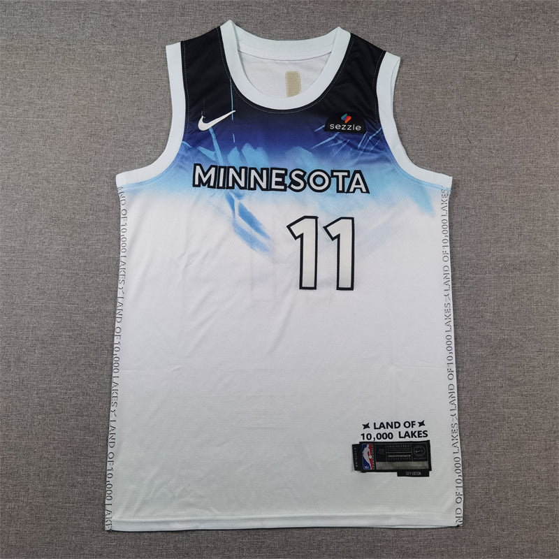 Men's Minnesota Timberwolves Naz Reid #11 White 2024/25 Swingman Player Jersey1 - City Edition