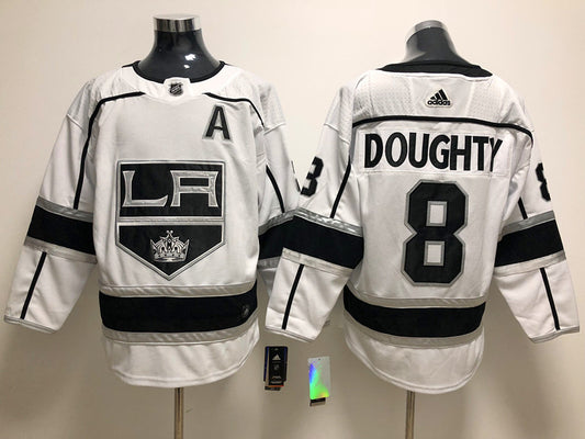 Men's Los Angeles Kings Drew Doughty #8 White Home Breakaway Player Jersey1