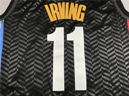 Men's Brooklyn Nets Kyrie Irving Black 2020/21 Swingman Jersey1 - City Edition