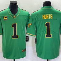Men's Philadelphia Eagles Jalen Hurts #1 Kelly Green Game Player Jersey1