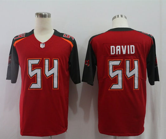 Men's Tampa Bay Buccaneers Lavonte David #54 Red Game Jersey1