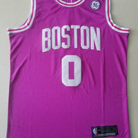 Men's Boston Celtics Jayson Tatum #0 NBA Swingman Jersey1 - Mei Red