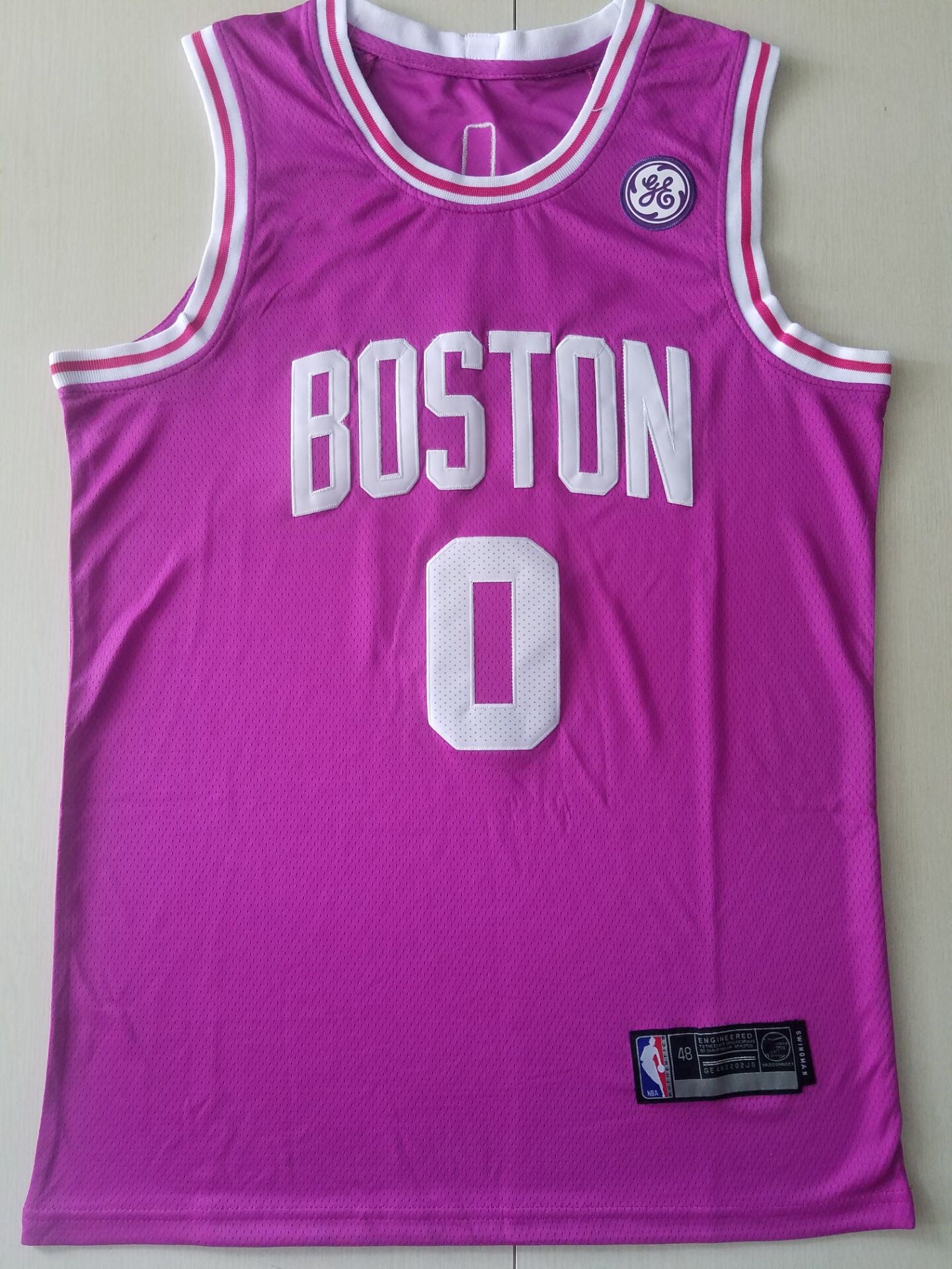 Men's Boston Celtics Jayson Tatum #0 NBA Swingman Jersey1 - Mei Red
