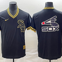 Men's Chicago White Sox Black Cooperstown Collection Player Jersey1