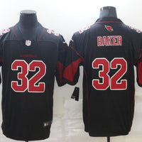 Men's Arizona Cardinals Budda Baker #32 Black Game Jersey1