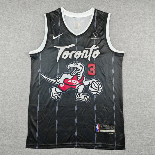 Men's Toronto Raptors Brandon Ingram #3 Black 2025/26 Swingman Jersey - City Edition