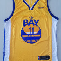 Men's Golden State Warriors Klay Thompson #11 Yellow Fashion Swingman Jersey1
