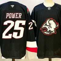 Owen Power #25 Buffalo Sabres Black Player Jersey - JerseysFreak