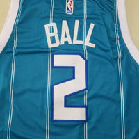 Men's Charlotte Hornets LaMelo Ball Blue 2020-21 swingman jersey1