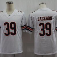 Men's Chicago Bears Eddie Jackson #39 White Player Game Jersey1