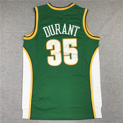 Men's Seattle SuperSonics Kevin Durant 2007-08 Green Hardwood Classics Swingman Jersey