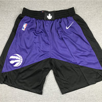 Men's Toronto Raptors Black/Purple Basketball Shorts1 2021 New Style
