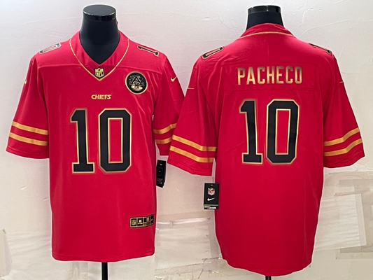 Men's Kansas City Chiefs Isiah Pacheco #10 Red Player Jersey1