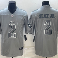 Men's Philadelphia Eagles Darius Slay Jr. #2 Gray Atmosphere Fashion Game Jersey1