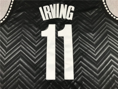 Men's Brooklyn Nets Kyrie Irving #11 Black 2020/21 Swingman Player Jersey1