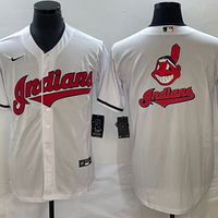 Men's Cleveland Guardians White Home Replica Team Jersey1