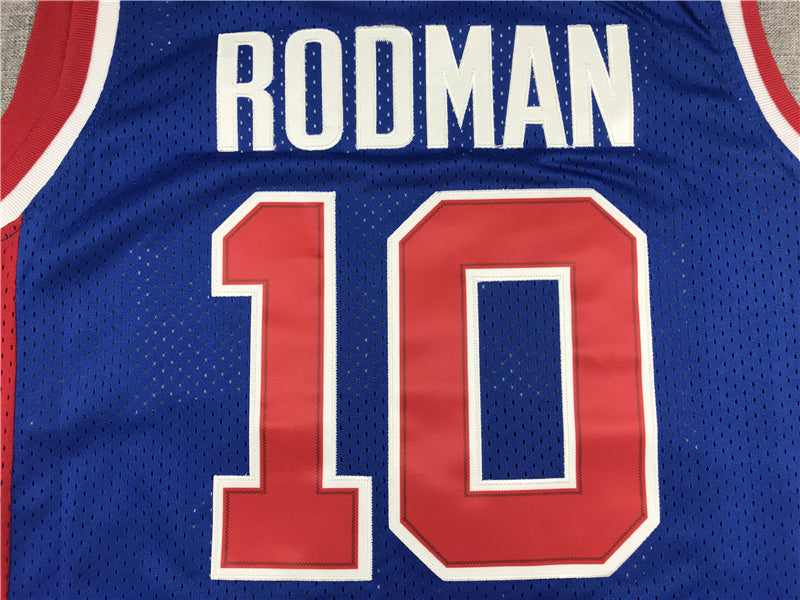 Men's Detroit Pistons Dennis Rodman 1988-89 Hardwood Classics Swingman Jersey1