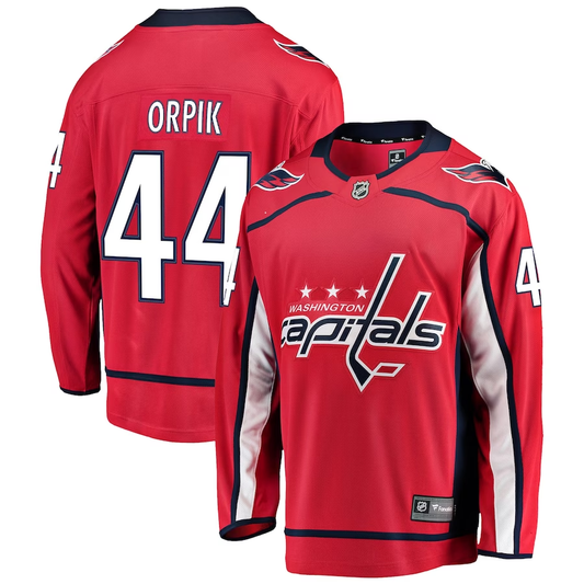 Men's Washington Capitals Brooks Orpik #44 Red Breakaway Home Player Jersey1