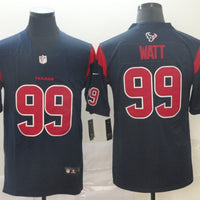 Men's Houston Texans J.J. Watt #99 Navy Game Jersey1