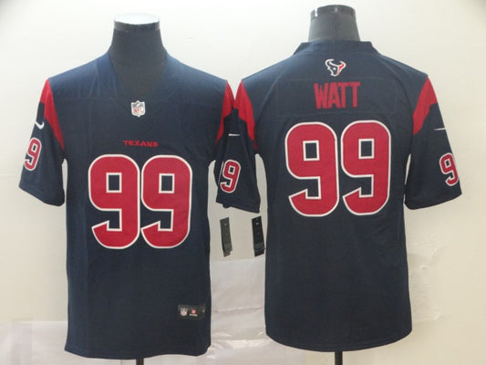 Men's Houston Texans J.J. Watt #99 Navy Game Jersey1