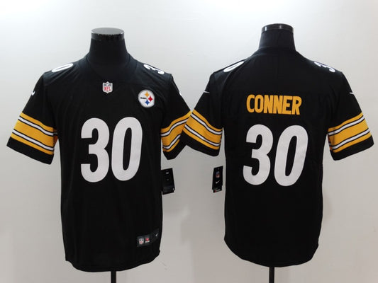 Men's Pittsburgh Steelers James Conner #30 Black Vapor F.U.S.E. Limited Jersey1